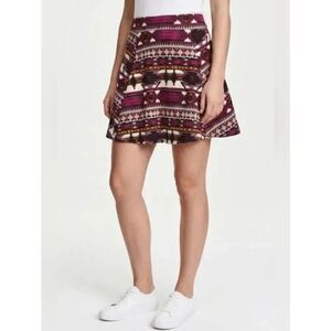Divided Skirt Size 10 Aztec/Navajo theme print